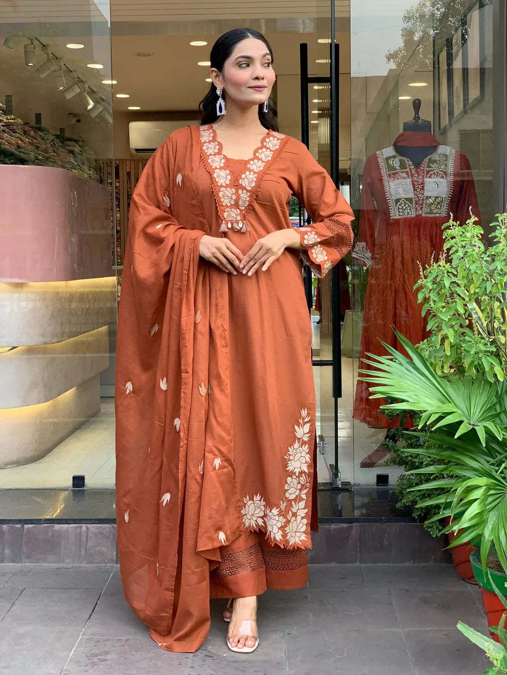 Pack of 3 Suits – Rust, Maroon & Blue